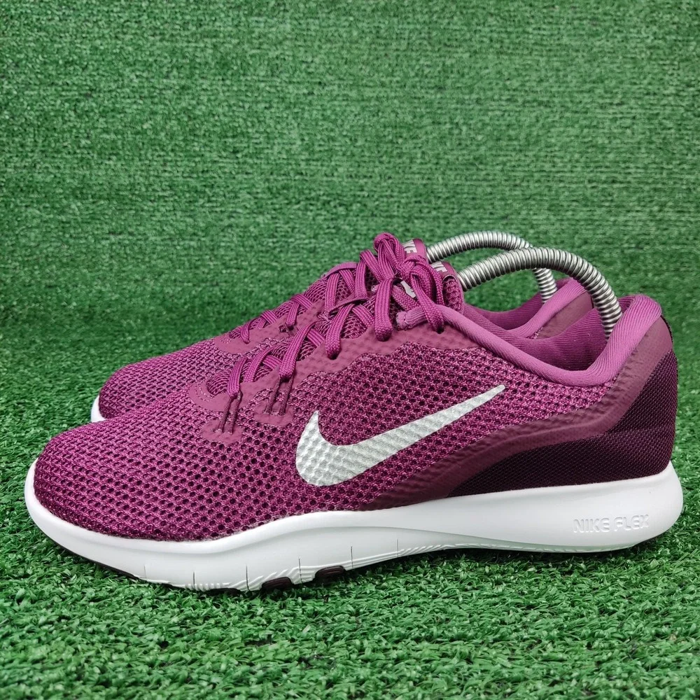 Nike Shoes Women 8 Purple Flex TR 8 Training Sneakers 898479-601 Mesh Athletic
